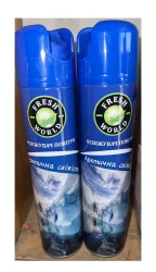 Товар Освіжувач повітря Аерозольний Fresh World Spray Свіжий світ для Туалету та кухні Спрей Арктична свіжість 300мл