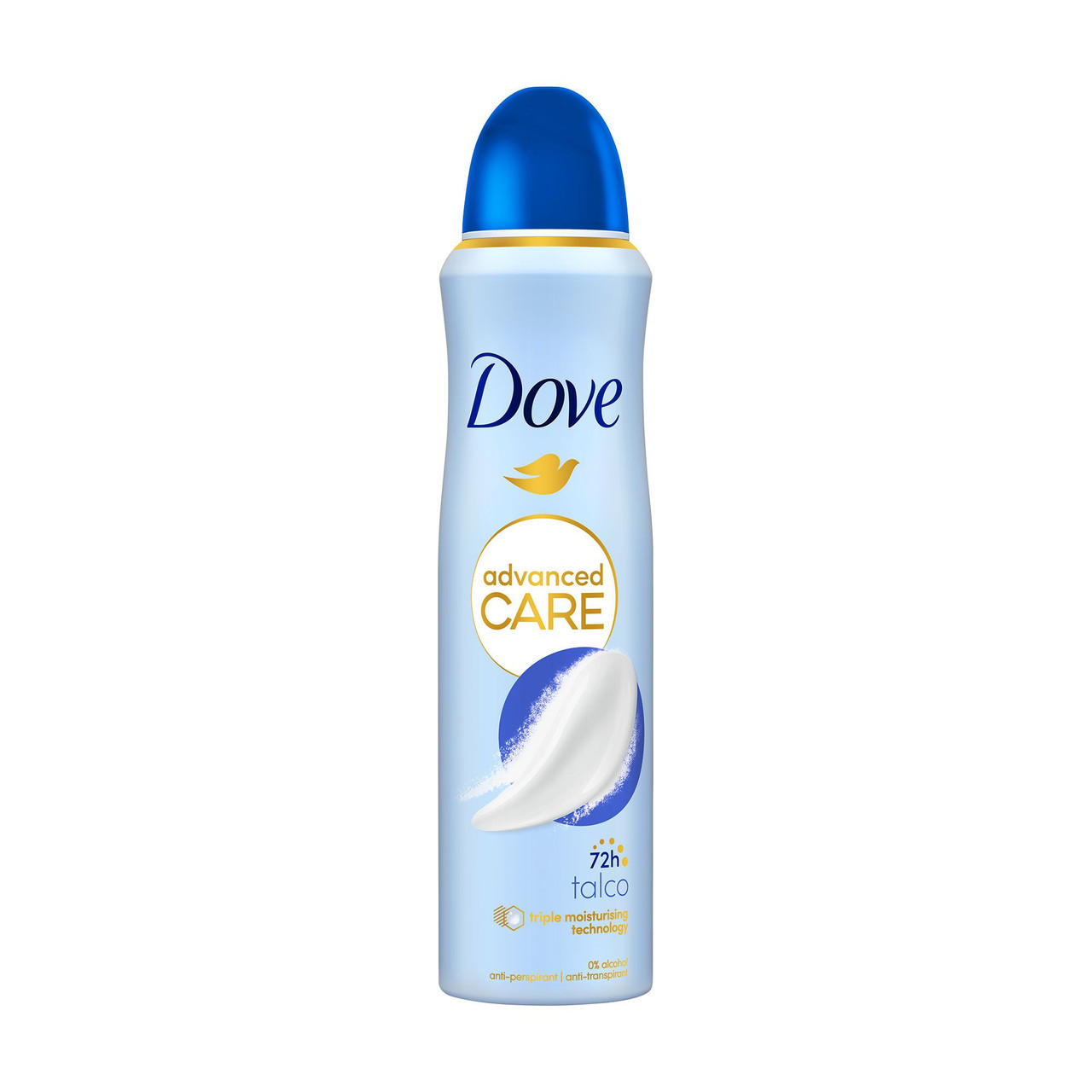 Антиперспірант-дезодорант Спрей Dove Advanced Care Antiperspirant Spray Talco Дав Ніжність пудри з тальком 150мл
