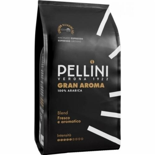 Кава в зернах Pellini Verona Gran Aroma Arabica Blend Fresco Aromatico Пелліні Верона Арома Пакет 1000г