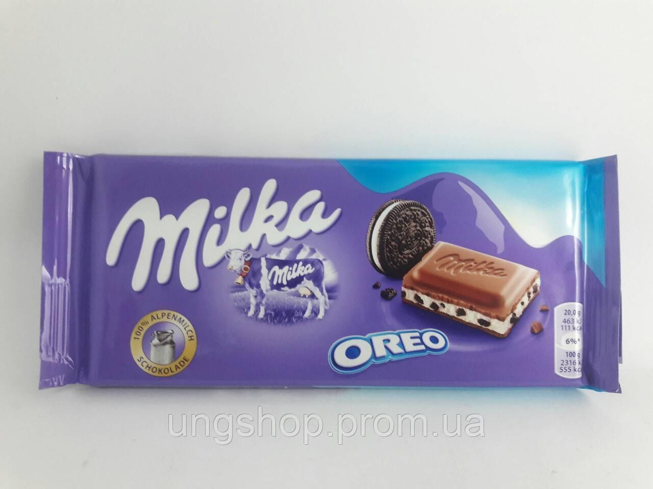 Шоколад Milka Oreo 100гр.