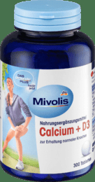Биологически активная добавка Das gesunde Plus Calcium + D3 Tabletten, Кальций + Витамин D3