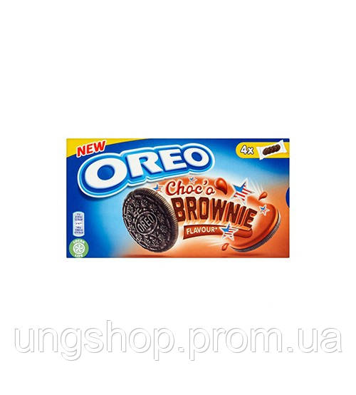 Печенье Oreo Choco Brownie ( с шоколадным кремом) Швейцария 176г