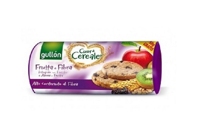 Печиво злакове Gullon з фруктами cuor di cereale 300г