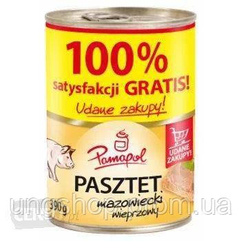Паштет свинной 100% Pamapol Польша - 390г