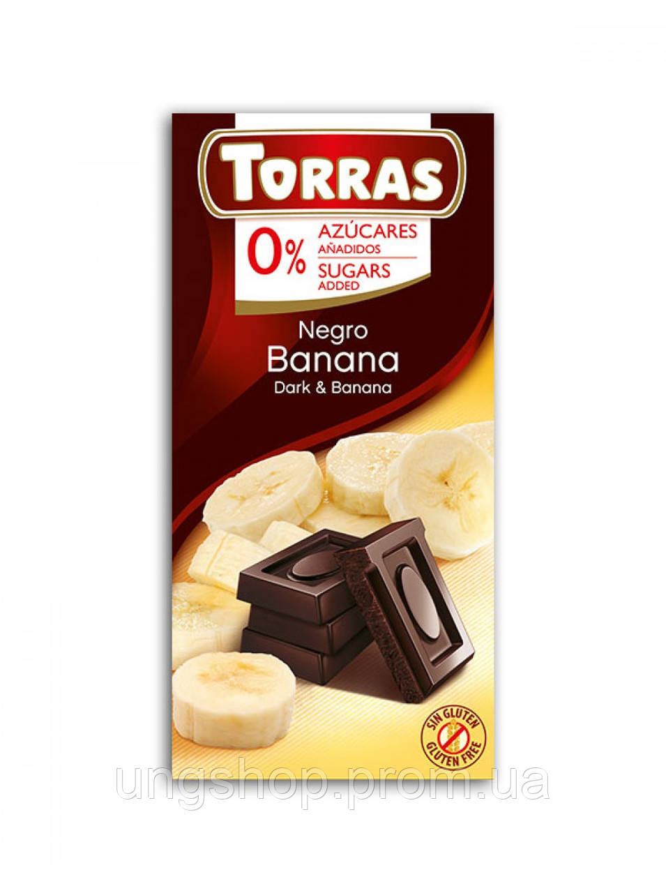 Шоколад Torras банан 75г