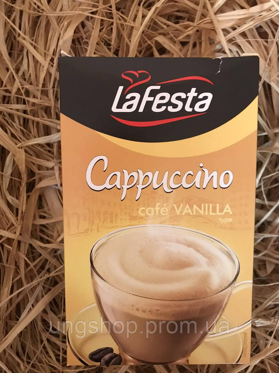 La Festa, Cappuccino, 10 х 22 г, Ла Феста, Капучино Ваніль , в стиках