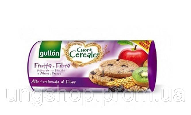 Печенье злаковое с фруктами Cuor di Cereale Gullon 300 г