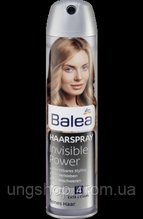 Лак для волос Balea Invisible Power 4, 300мл