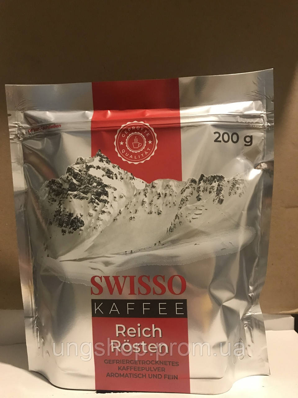 Кава розчинна Swisso Reich Rosten 200г (Німеччина))