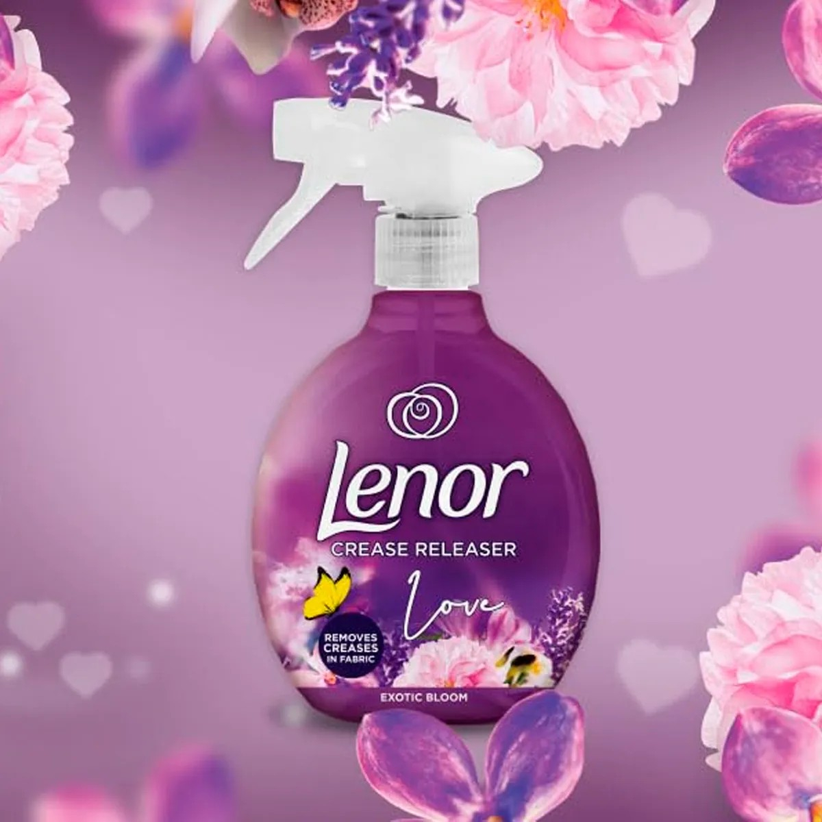 Спрей для розгладження складок на одязі Lenor Crease Releaser Exotic Bloom 500мл