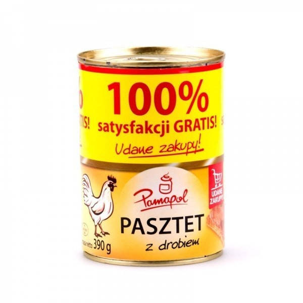 Паштет Pamapol зі смаком курки 390г