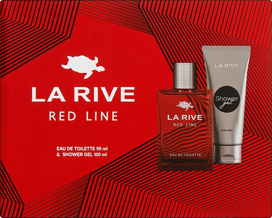 Набір Парфумована вода та Гель для душу La Rive Red Line 4Men eau de Parfum Ред лайн чоловічий 190мл