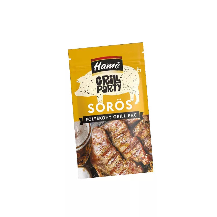 Приправа для Мяса Hame Grill Party Soros Хаме Пивний рідкий маринад Спеції для барбекю та грилю Швидке маринування Рідка 68мл