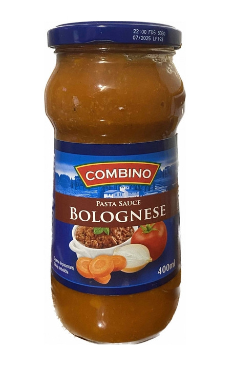 Соус Болоньєзе Combino Bolognese Pasta Sauce Комбіно до макарон томатний склобаночка Червоний 400мл