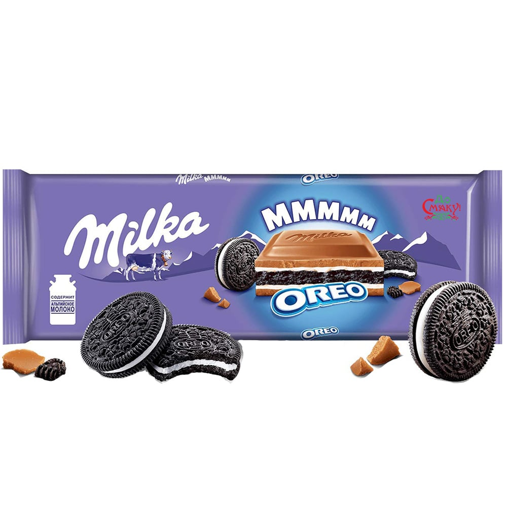 Шоколад Milka Oreo, 300 г (Шоколад)