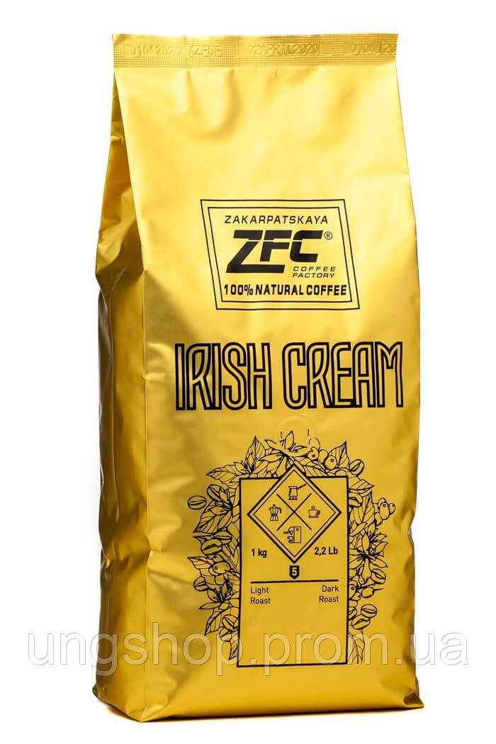 Ароматизирована кава в зернах ZFC Aroma Ірландский крем 1 кг