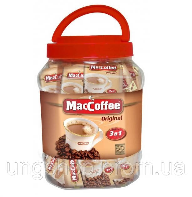 Кава розчинна MacCoffee 3в1 п/б (50шт)