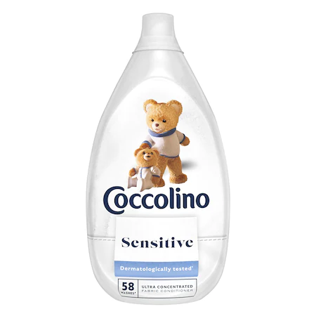 Coccolino Sensitive Pure Дитячий ополіскувач концентрат для білизни 870 мл 58 прання