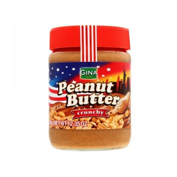 Арахісова Паста Gina Peanut Butter Crunchy 350g