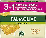 Тверде мило Palmolive Мед та молоко в економній упаковці (4шт.* 90г)