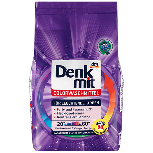 Порошок для прання кольорових речей DenkMit Color 20 прань