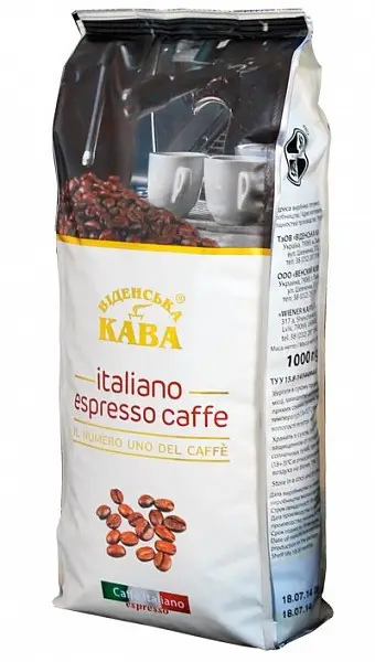 Кава в зернах Віденська кава espresso Italiano caffe, 1кг