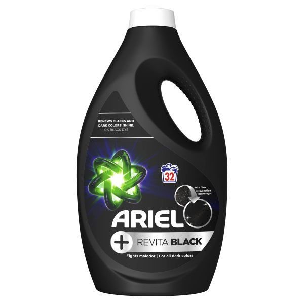 Гель для прання чорних і темних речей ARIEL Revitablack 1.75 л (32 прання)