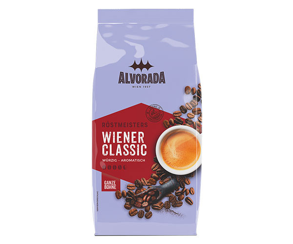 Кофе ALVORADA Wiener Kaffee Classic в зернах 1 кг