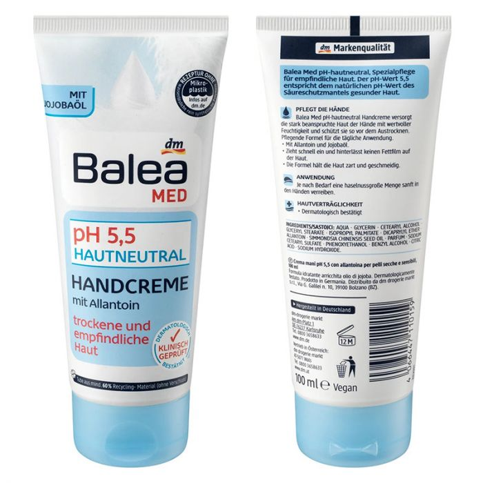 Крем для сухої та чутливої ​​шкіри Balea MED pH-hautneutrale 100 мл