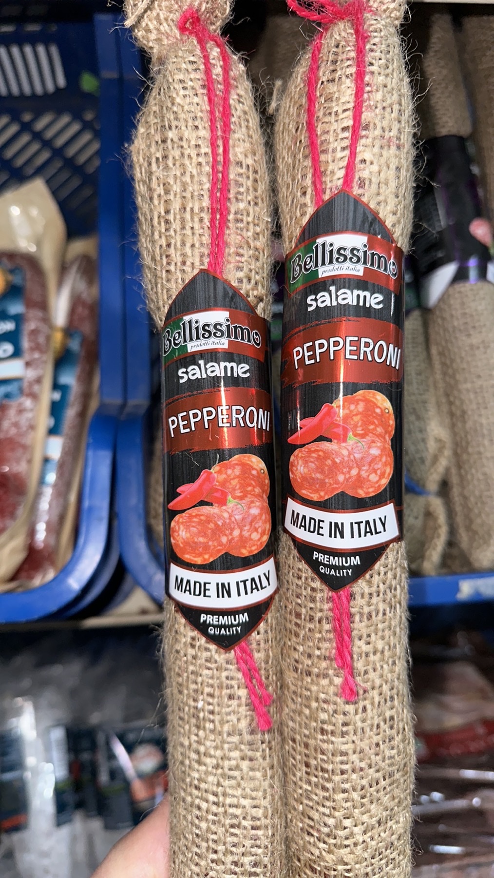 Італіяйська салямі Папероні 300 грам