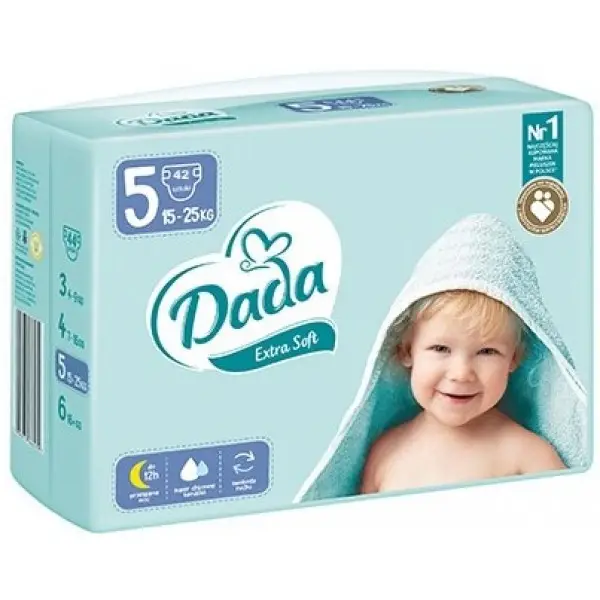 Підгузки Dada Extra Soft 5 (15-25 кг), 42 шт.