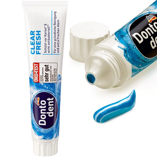 Зубна паста Dontodent Clear Fresh свіжий подих 125 мл