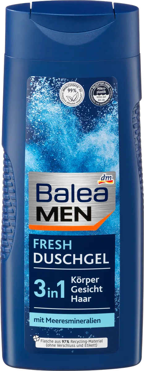 Гель для душа 3 в 1 BALEA Men Fresh (освежающий) 300ml