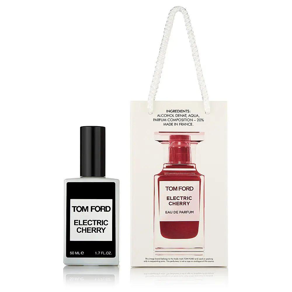 Парфумована вода Унісекс Подарунок Tom Ford Electric Cherry Том Форд Електрична Вишня Черрі сумочка 50мл