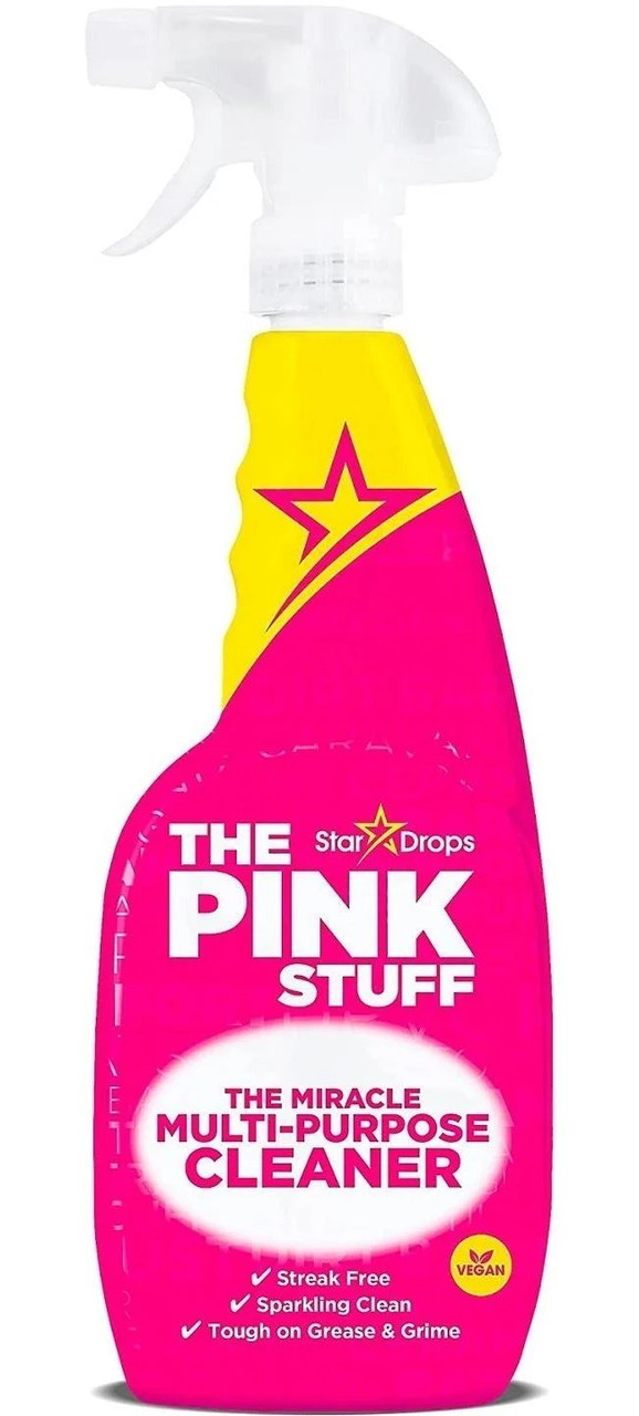Засіб для виведення плям Мультиповерхні Спрей Pink Stuff the Miracle Multi-Purpose Cleaner Пінк Багатофункціональний 750мл