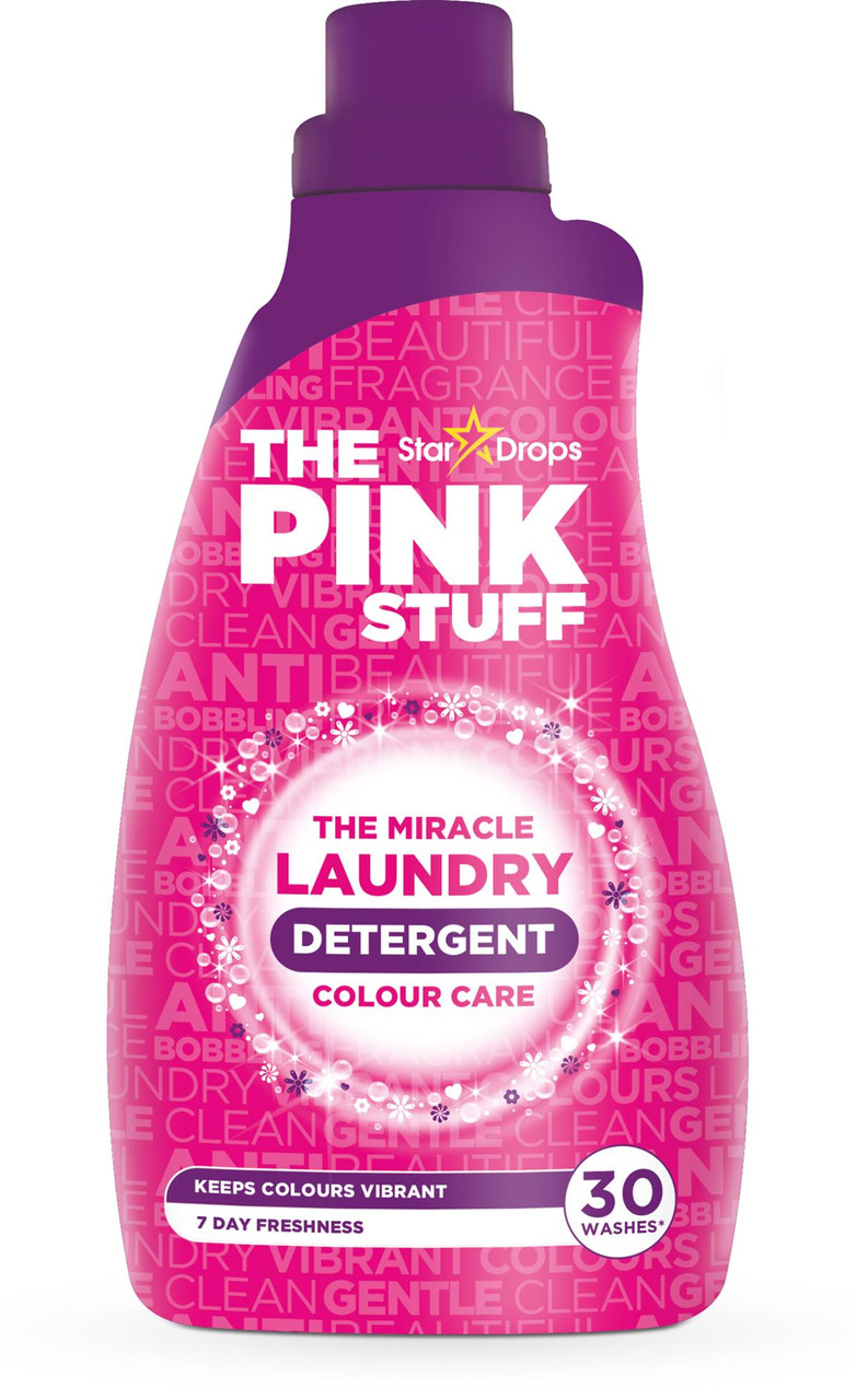 Гель для прання Кольорових речей The Pink Stuff Miracle Laundry Detergent Color Care Пінк Колор Захист кольорів 30прань 960мл