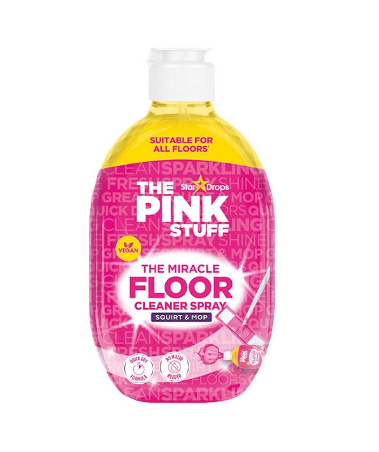 Засіб для миття Підлоги Концентрат The Pink Stuff Miracle Floor Cleaner Spray Quick Dry Пінк Швидке висихання 750мл