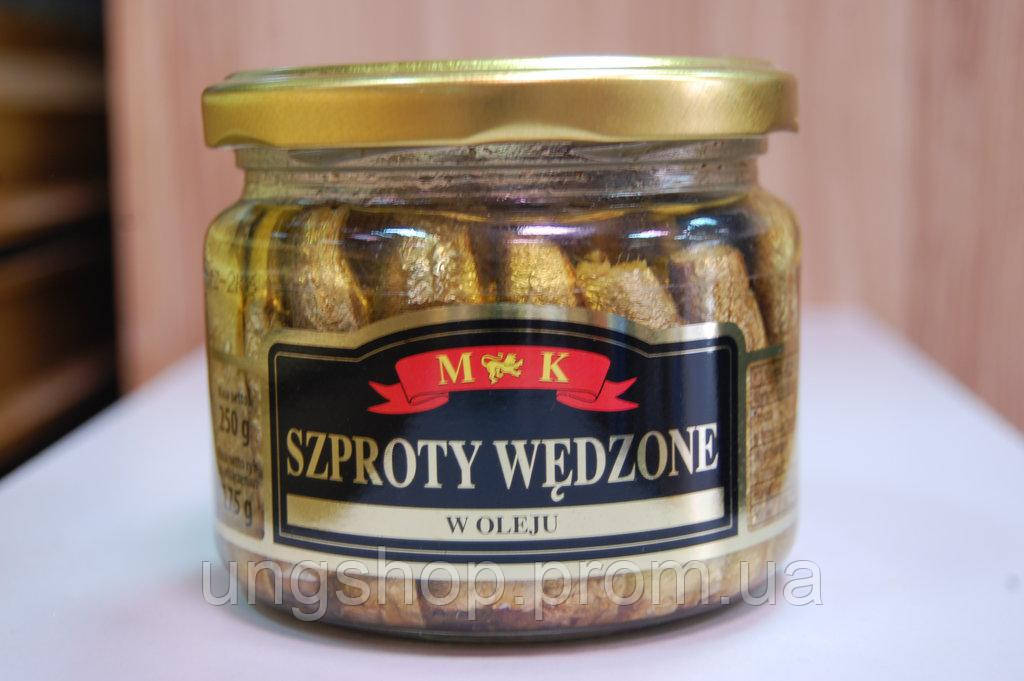 Шпроты в масле MK Szproty Wedzone 250 г