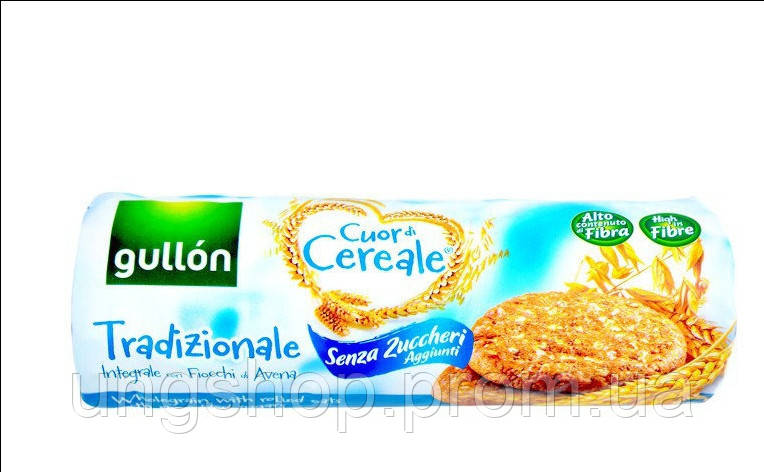 Печенье без сахара Cuor di Cereale Gullon (для диабетиков), 280 г