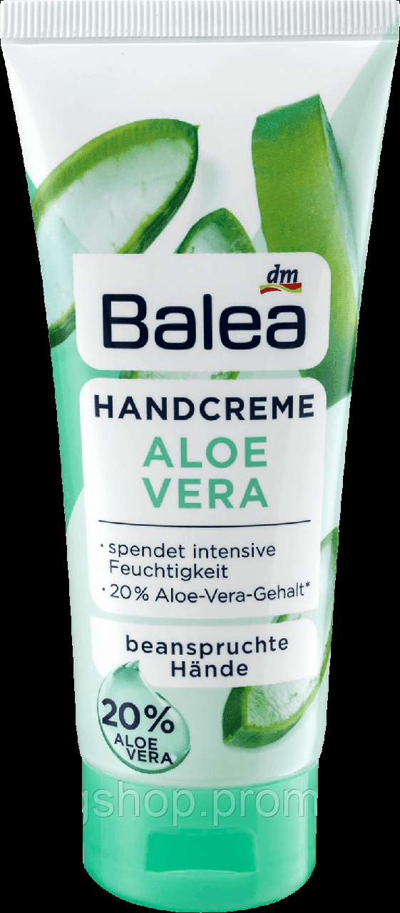 Увлажняющий крем для рук с 20% Алое Вэра Balea Handcreme Aloe Vera, 100 ml