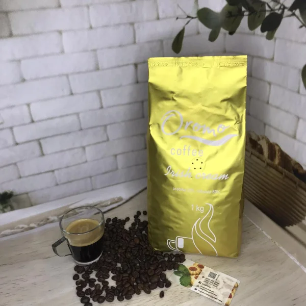 Кава зернова Oroma irish cream 1кг - 1