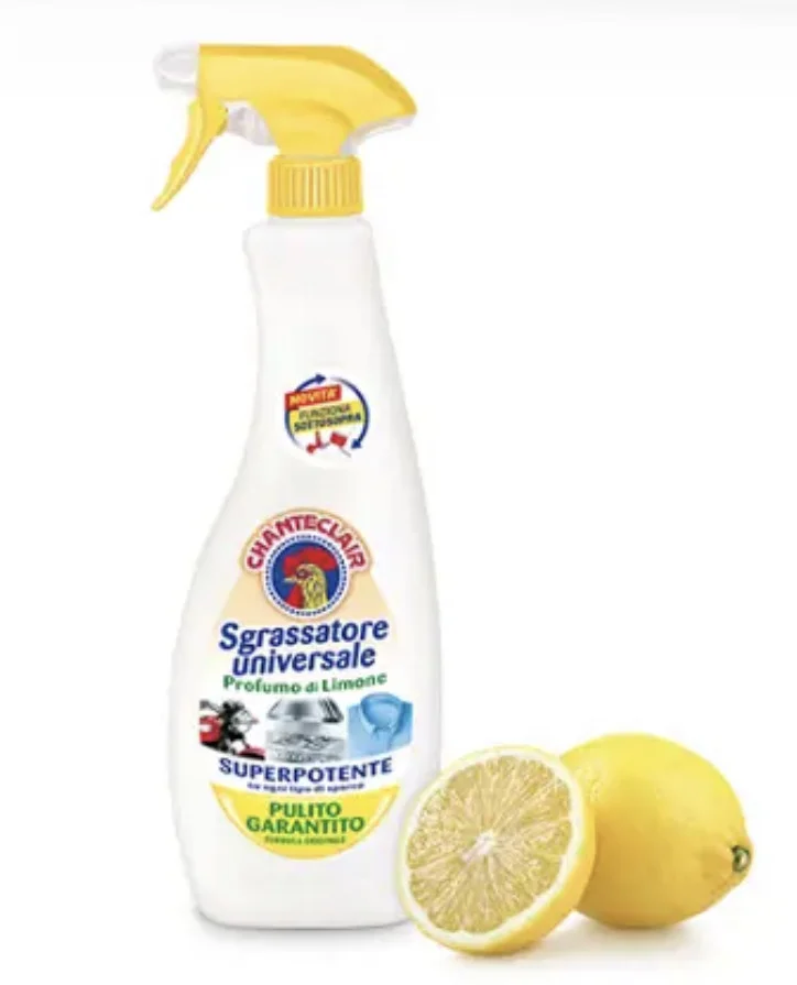 Засіб очисний універсальний Антижир Спрей ChanteClair Sgrassatore Universale Superprotente di Limone Шантеклер Лимон 600мл