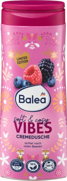 Крем для душу Balea soft&cosy з лісовими ягодами vibes 300мл - 1