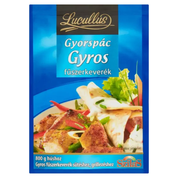 Приправа Гірос та Лаваш Lucullus Gyorspác Gyros Лукулус спеції для маринування 30г - 2