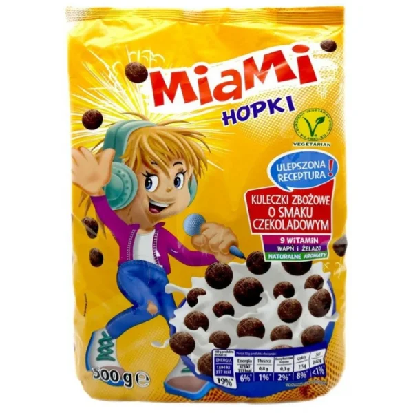 Злакові шоколадні кульки Miami hopki 500г - 1