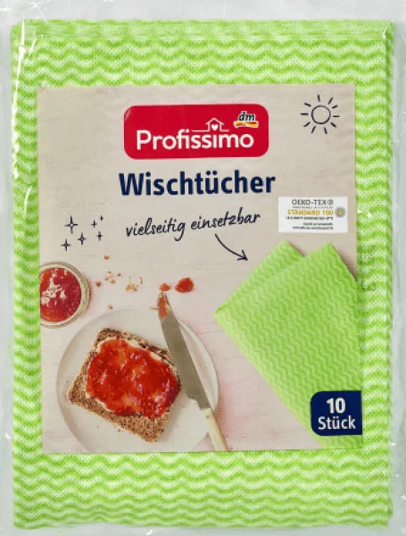 Серветки для прибирання в будинку Denkmit Profissimo Wischtücher 10шт - 1
