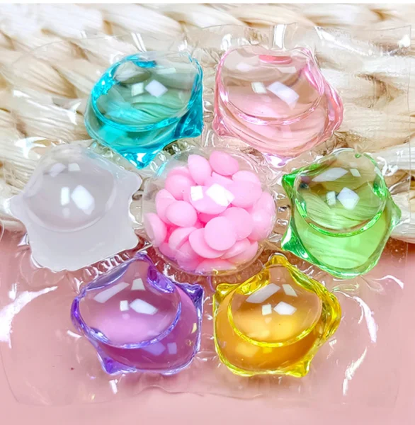 Капсули для прання з Downy підсиленням Аромату Універсальні Vizir Universal Laundry pods Downy scent booster Blue Flower 5в1 22шт - 2