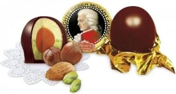 Цукерки Maitre Truffout Mozart Kugeln Mozartballs з марципаном 300г - 3