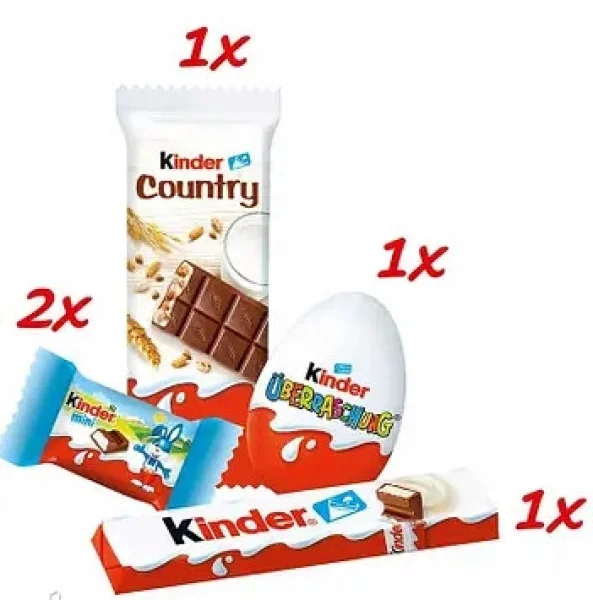 Набір Подарунок новорічний Будиночок Kinder Mini Mix House Кіндер міні мікс Сніговик 76г - 2