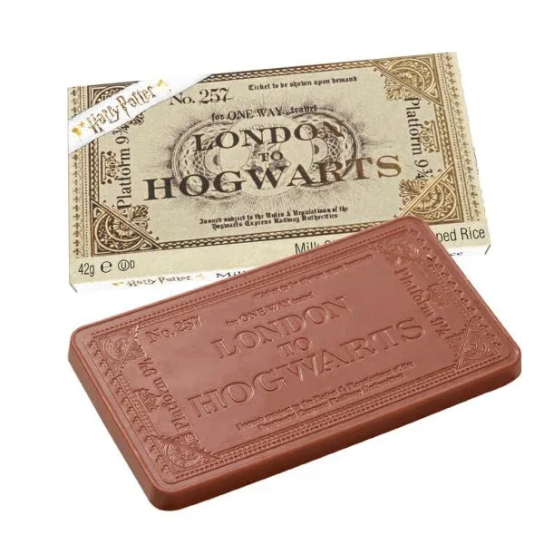 Батончик з Білим шоколадом та печивом з какао Witor's Harry Potter Biglietto Per Hogwarts Білет на поїзд у Хогвардс 6шт 126г - 3